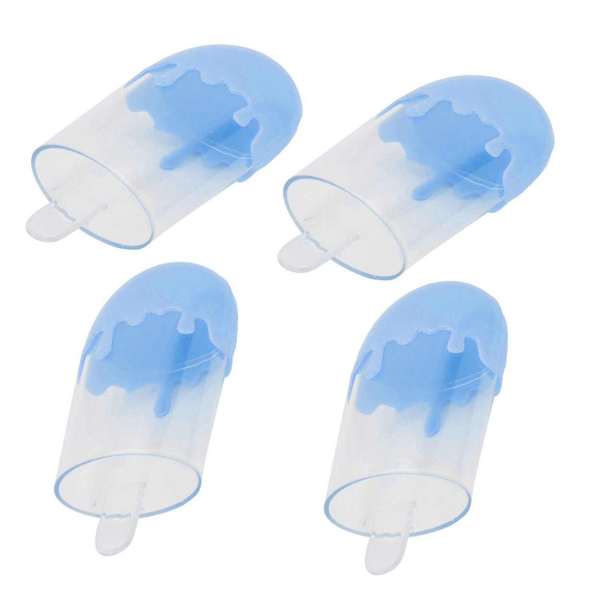 12Pcs Ice Cream Shape Candy Box Plastic Candy Case Container Wedding Party SuppliesBlue