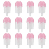 12Pcs Ice Cream Shape Candy Box Plastic Candy Case Container Wedding Party SuppliesPink