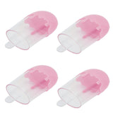 12Pcs Ice Cream Shape Candy Box Plastic Candy Case Container Wedding Party SuppliesPink - Front View