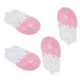 12Pcs Ice Cream Shape Candy Box Plastic Candy Case Container Wedding Party SuppliesPink