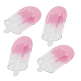 12Pcs Ice Cream Shape Candy Box Plastic Candy Case Container Wedding Party SuppliesPink - Close-Up Angle