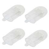 12Pcs Ice Cream Shape Candy Box Plastic Candy Case Container Wedding Party SuppliesWhite - Front View