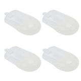 12Pcs Ice Cream Shape Candy Box Plastic Candy Case Container Wedding Party SuppliesWhite - Side View