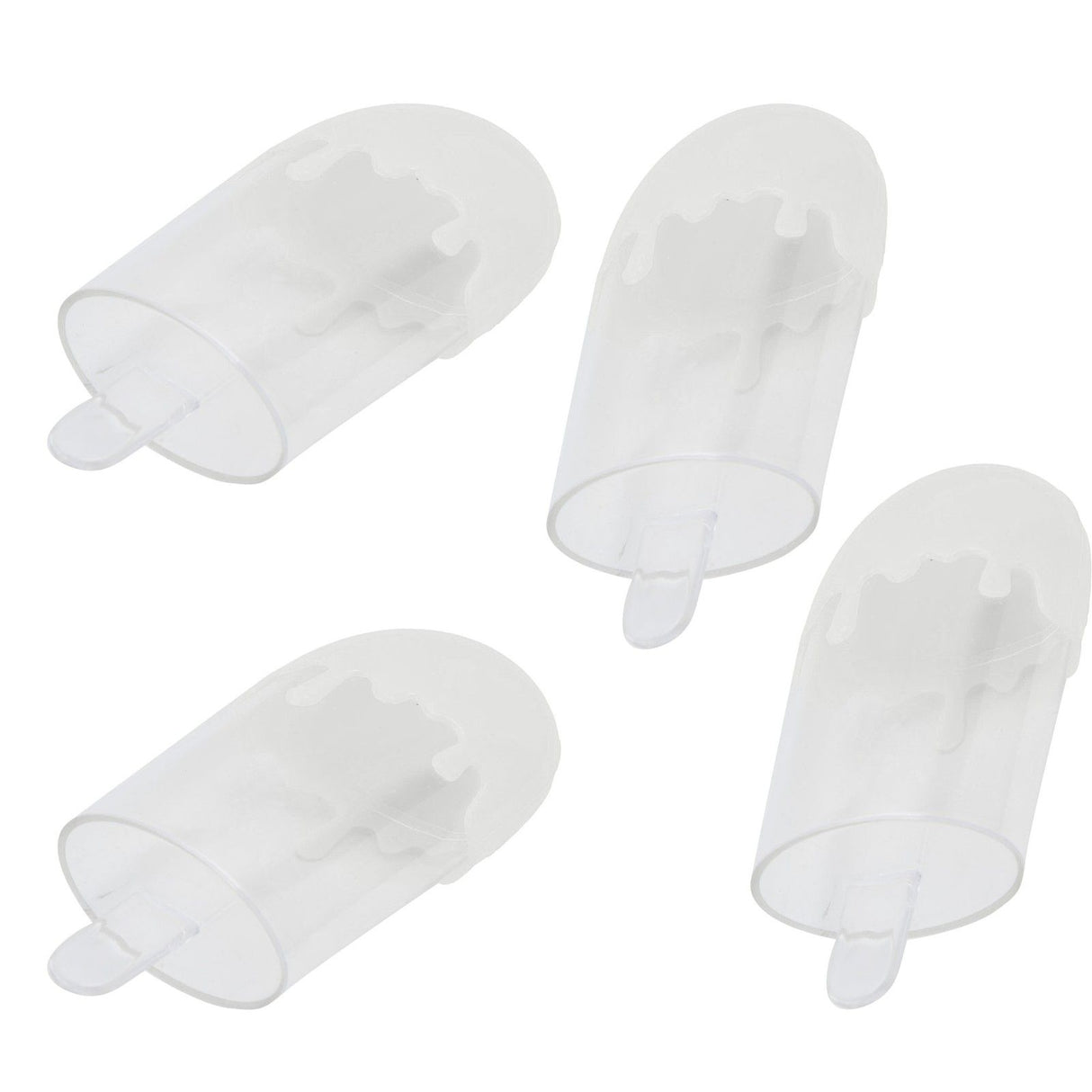 12Pcs Ice Cream Shape Candy Box Plastic Candy Case Container Wedding Party SuppliesWhite