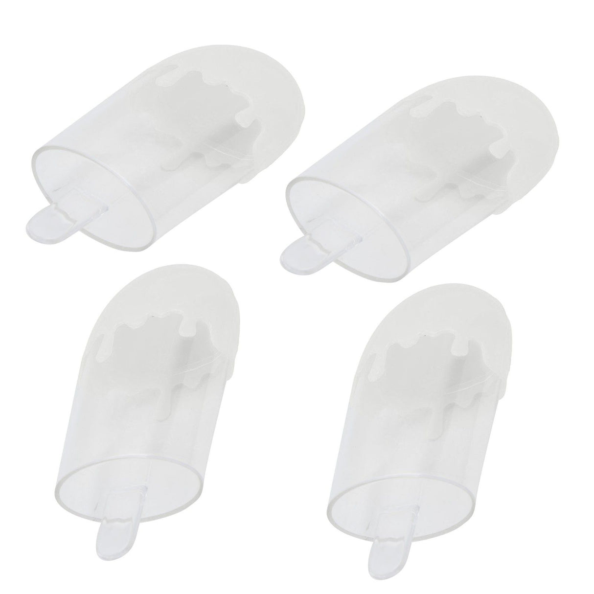 12Pcs Ice Cream Shape Candy Box Plastic Candy Case Container Wedding Party SuppliesWhite