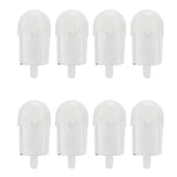12Pcs Ice Cream Shape Candy Box Plastic Candy Case Container Wedding Party SuppliesWhite