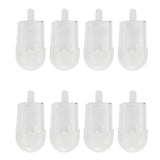 12Pcs Ice Cream Shape Candy Box Plastic Candy Case Container Wedding Party SuppliesWhite