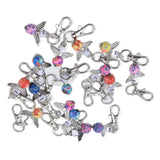 20PCS Cute Keychain Set with Cards Gift Bags for Baby Shower Bridal Shower Wedding Charm Party Favors - Close-Up Angle