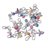 20PCS Cute Keychain Set with Cards Gift Bags for Baby Shower Bridal Shower Wedding Charm Party Favors - Extra Image