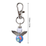 20PCS Cute Keychain Set with Cards Gift Bags for Baby Shower Bridal Shower Wedding Charm Party Favors - Extra Image