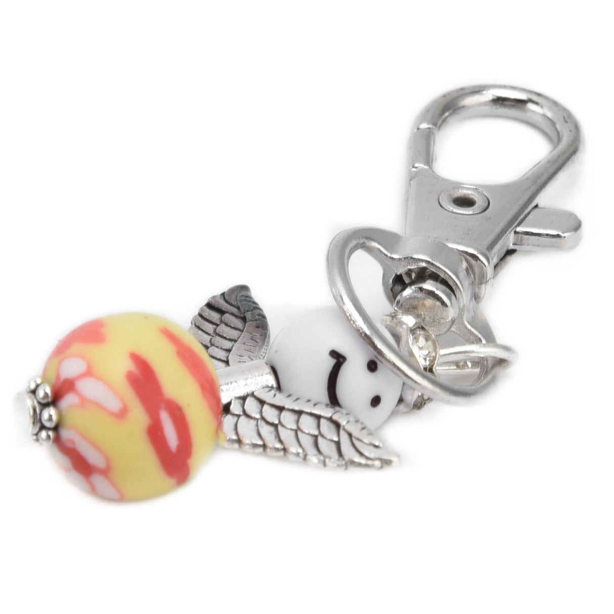 20PCS Cute Keychain Set with Cards Gift Bags for Baby Shower Bridal Shower Wedding Charm Party Favors