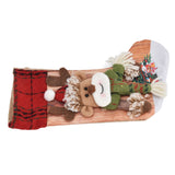 Christmas Stocking Three Dimensional Printed Christmas Stocking Gift Bag Ornament for Christmas Tree Fireplace HangingDeer