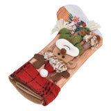 Christmas Stocking Three Dimensional Printed Christmas Stocking Gift Bag Ornament for Christmas Tree Fireplace HangingDeer