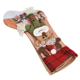 Christmas Stocking Three Dimensional Printed Christmas Stocking Gift Bag Ornament for Christmas Tree Fireplace HangingDeer