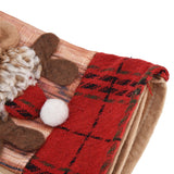 Christmas Stocking Three Dimensional Printed Christmas Stocking Gift Bag Ornament for Christmas Tree Fireplace HangingDeer