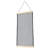 Earrings Jewelry Rack Mesh Cloth Large Capacity Storage Wall Mounted Earrings Necklaces Display Rack - Rear View