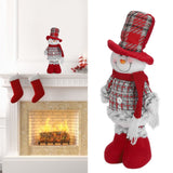 Retractable Christmas Innovative Doll Toy Home Decoration for Christmas BirthdaySnowman