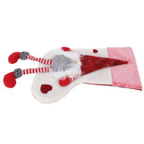 Christmas Ornaments Christmas Ornaments with Legs Plush Faceless Old Man in Deep Forest Christmas StockingsWhite