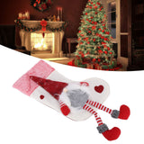 Christmas Ornaments Christmas Ornaments with Legs Plush Faceless Old Man in Deep Forest Christmas StockingsWhite - Extra Image