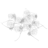 10Pcs/Set Decorative Hanging Ball Reusable Fillable Transparent Christmas Ball for Holiday Party6cm - Front View