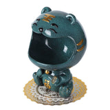 Cut Animal Shaped Key Phone Storage Basket Container Home Entryway Decor Accessory Display MoldBlue - Side View