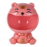 Cut Animal Shaped Key Phone Storage Basket Container Home Entryway Decor Accessory Display MoldPink - Rear View