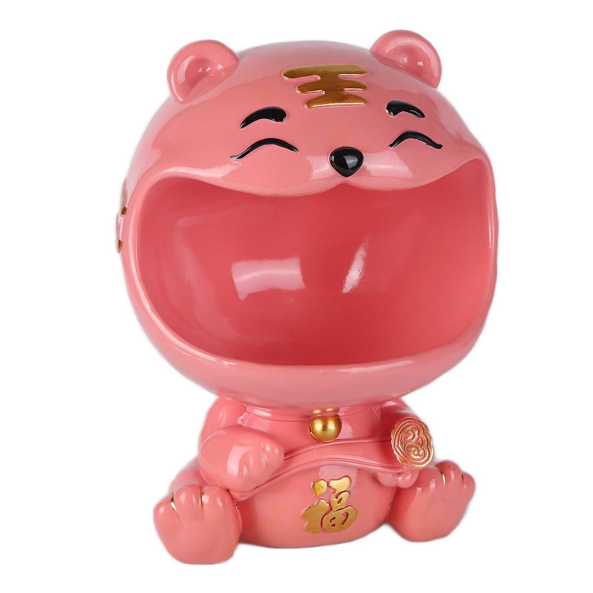Cut Animal Shaped Key Phone Storage Basket Container Home Entryway Decor Accessory Display MoldPink