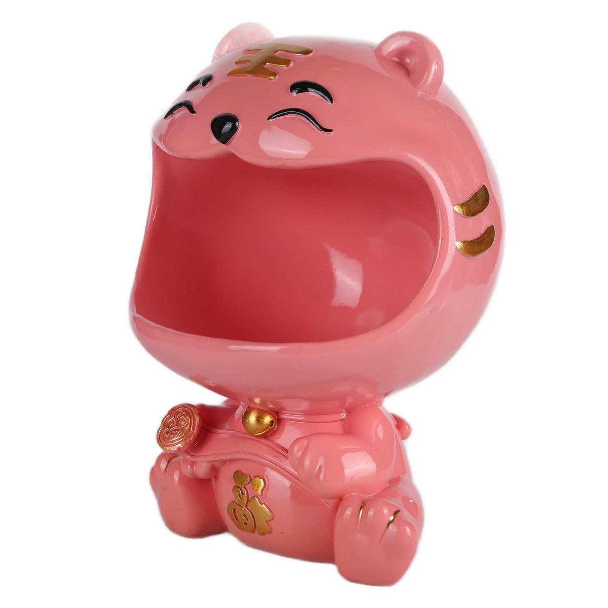 Cut Animal Shaped Key Phone Storage Basket Container Home Entryway Decor Accessory Display MoldPink