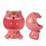 Cut Animal Shaped Key Phone Storage Basket Container Home Entryway Decor Accessory Display MoldPink - Extra Image