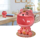 Cut Animal Shaped Key Phone Storage Basket Container Home Entryway Decor Accessory Display MoldPink - Extra Image