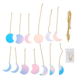 13PCS Moon Phase Wall Hanging Decor Banners Hanging Ornaments for Bedroom Home Office Nursery Wall Art