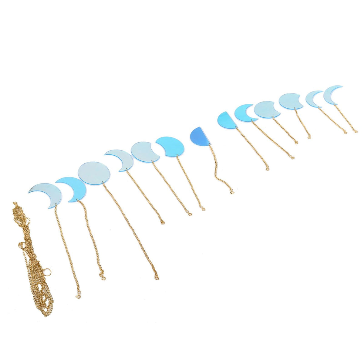 13PCS Moon Phase Wall Hanging Decor Banners Hanging Ornaments for Bedroom Home Office Nursery Wall Art