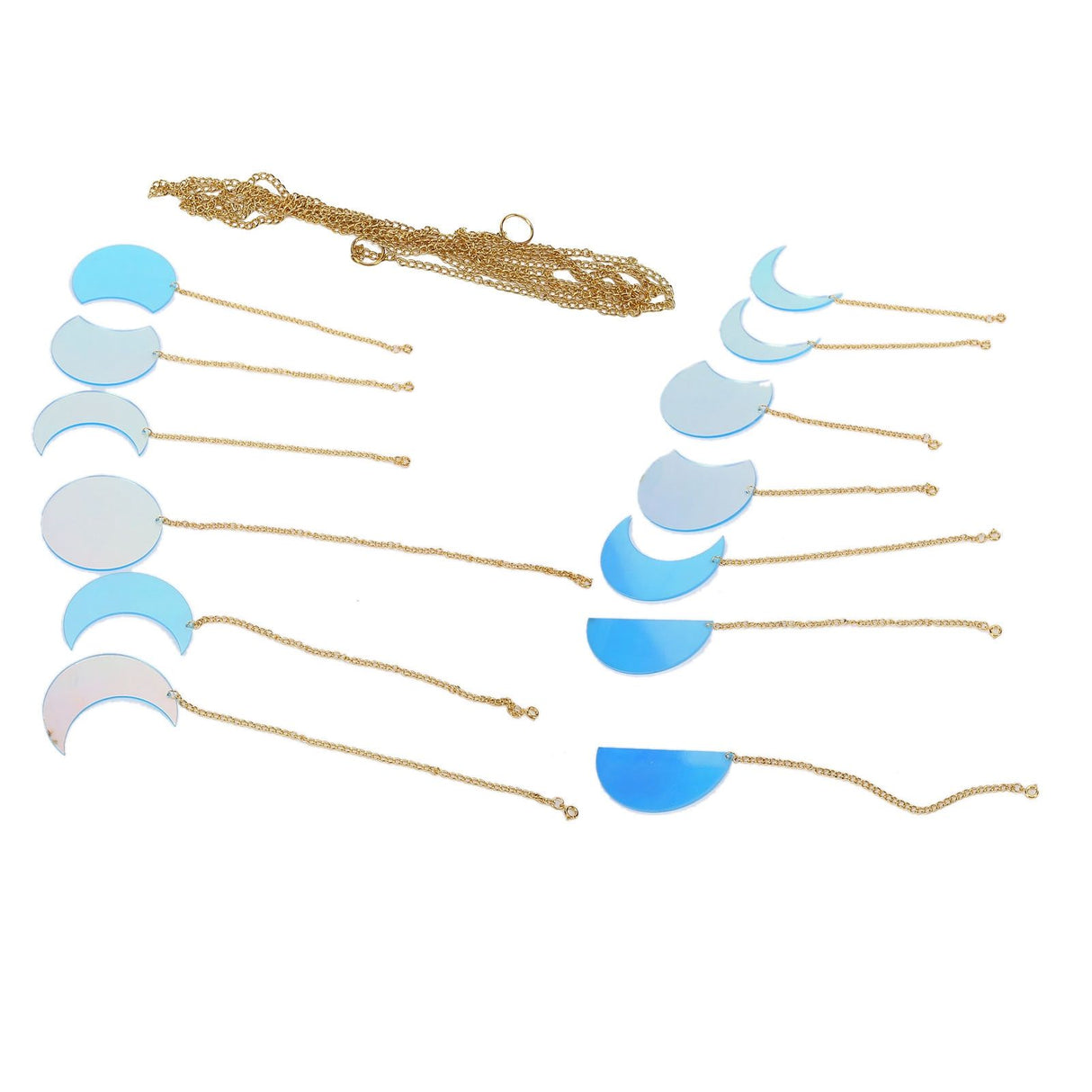 13PCS Moon Phase Wall Hanging Decor Banners Hanging Ornaments for Bedroom Home Office Nursery Wall Art