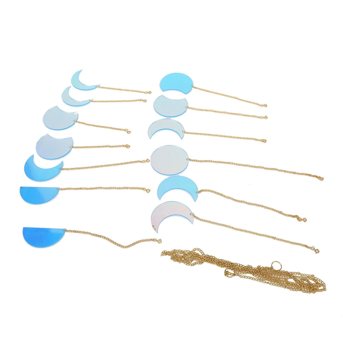 13PCS Moon Phase Wall Hanging Decor Banners Hanging Ornaments for Bedroom Home Office Nursery Wall Art