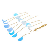 13PCS Moon Phase Wall Hanging Decor Banners Hanging Ornaments for Bedroom Home Office Nursery Wall Art