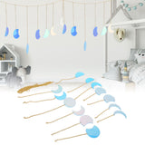 13PCS Moon Phase Wall Hanging Decor Banners Hanging Ornaments for Bedroom Home Office Nursery Wall Art - Extra Image