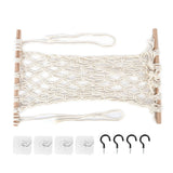 Simple Hanging Fruit Basket Fruit Hammock Holder Net Cotton Rope Hanger for Kitchen Home Decor