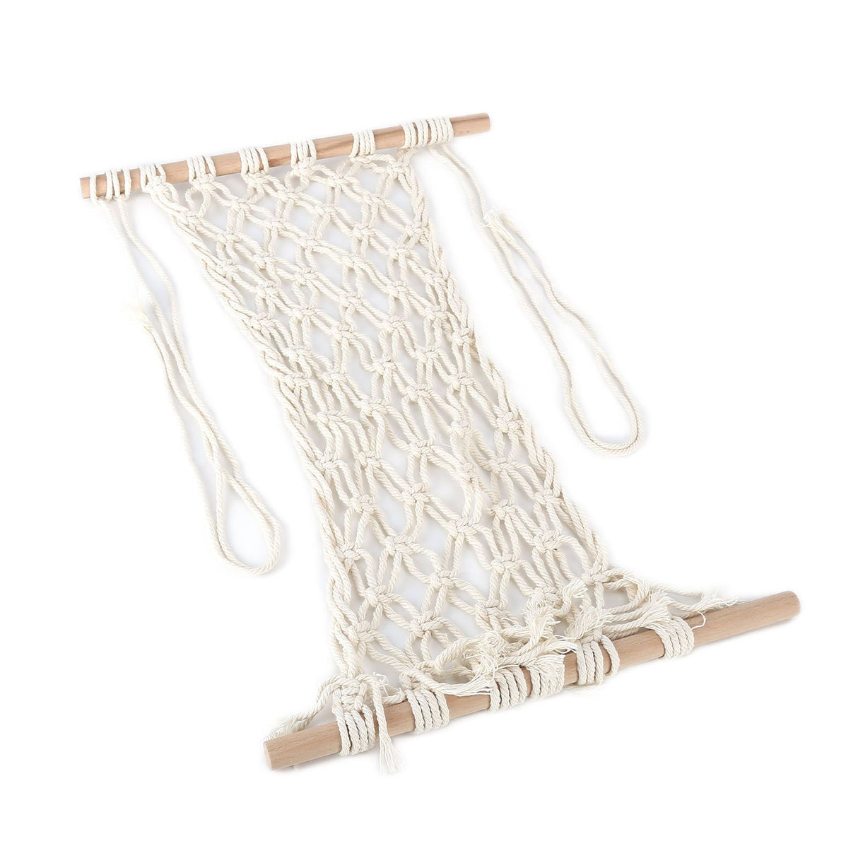 Simple Hanging Fruit Basket Fruit Hammock Holder Net Cotton Rope Hanger for Kitchen Home Decor