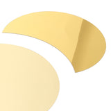 Acrylic Mirror Wall Sticker Sun Half Moon Shape Decorative Background Decal for Home UseGold - Extra Image