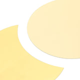 Acrylic Mirror Wall Sticker Sun Half Moon Shape Decorative Background Decal for Home UseGold