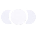 Acrylic Mirror Wall Sticker Sun Half Moon Shape Decorative Background Decal for Home UseSilver