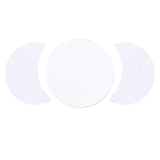 Acrylic Mirror Wall Sticker Sun Half Moon Shape Decorative Background Decal for Home UseSilver