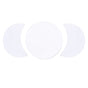 Acrylic Mirror Wall Sticker Sun Half Moon Shape Decorative Background Decal for Home UseSilver