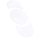 Acrylic Mirror Wall Sticker Sun Half Moon Shape Decorative Background Decal for Home UseSilver - Side View