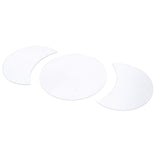 Acrylic Mirror Wall Sticker Sun Half Moon Shape Decorative Background Decal for Home UseSilver