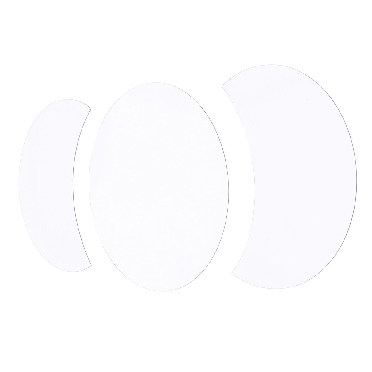 Acrylic Mirror Wall Sticker Sun Half Moon Shape Decorative Background Decal for Home UseSilver