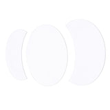Acrylic Mirror Wall Sticker Sun Half Moon Shape Decorative Background Decal for Home UseSilver