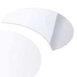 Acrylic Mirror Wall Sticker Sun Half Moon Shape Decorative Background Decal for Home UseSilver - Extra Image