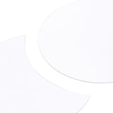 Acrylic Mirror Wall Sticker Sun Half Moon Shape Decorative Background Decal for Home UseSilver