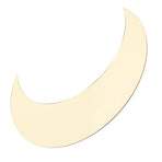 Moon Shape Mirror Wall Sticker Acrylic Decorative Background Decal for Home Office CorridorGold
